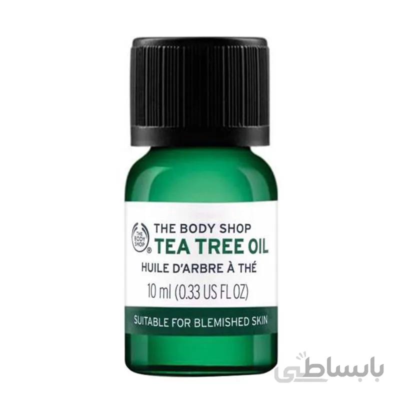 روغن صورت مدل درخت چای بادی شاپ حجم 10 میل ا tea tree oil the body shop