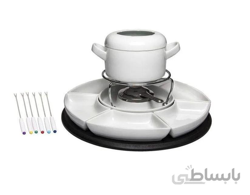 فوندو خوری سرامیکی با پایه گردان مدل ۷۹۳