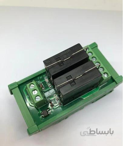 کارت رله ۲ کانال ۱۲ آمپری