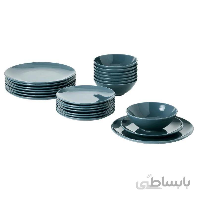سرویس غذاخوری 24 پارچه ایکیا مدل FARGKLAR
