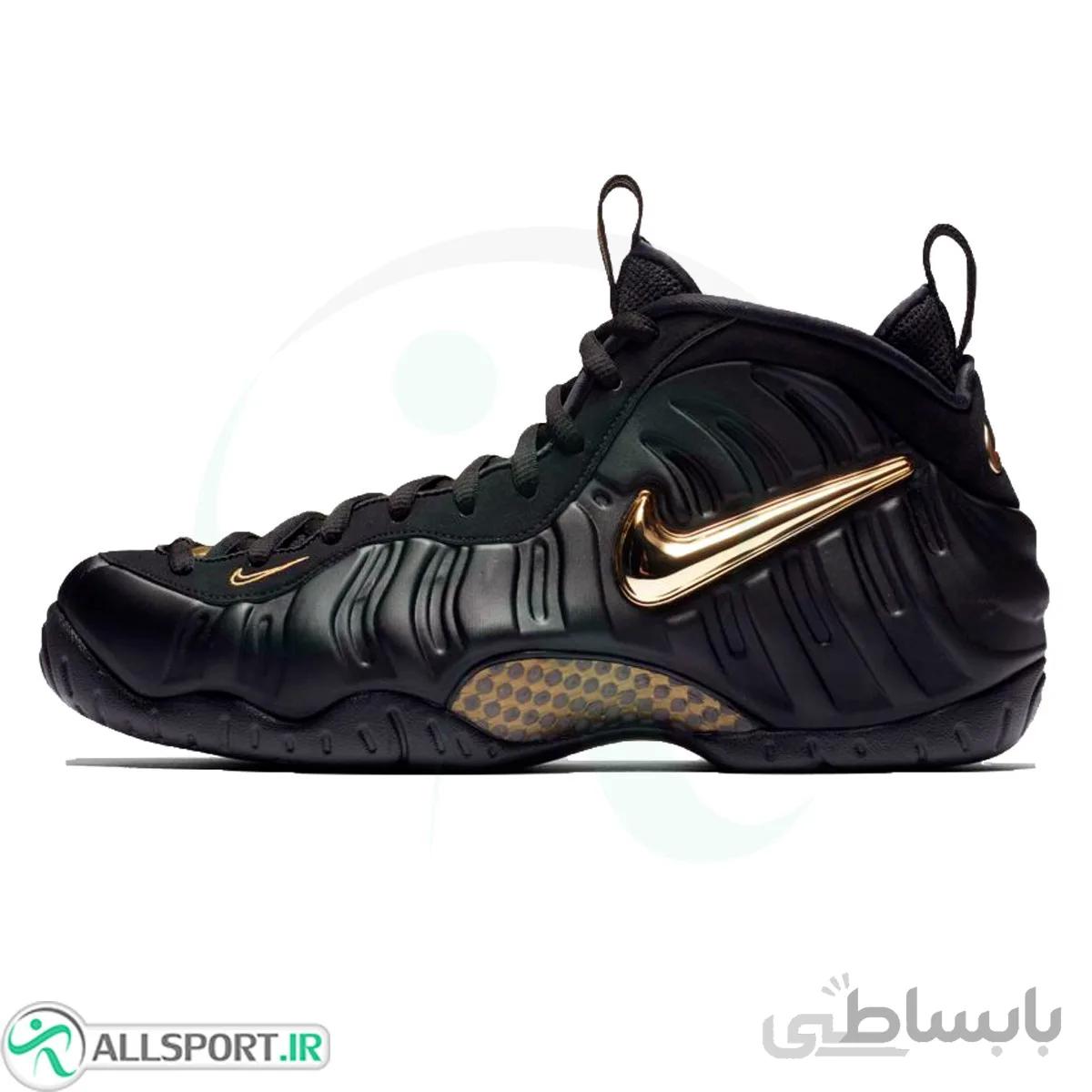 کفش بسکتبال نایک طرح اصلی Nike Air Foamposite One Black