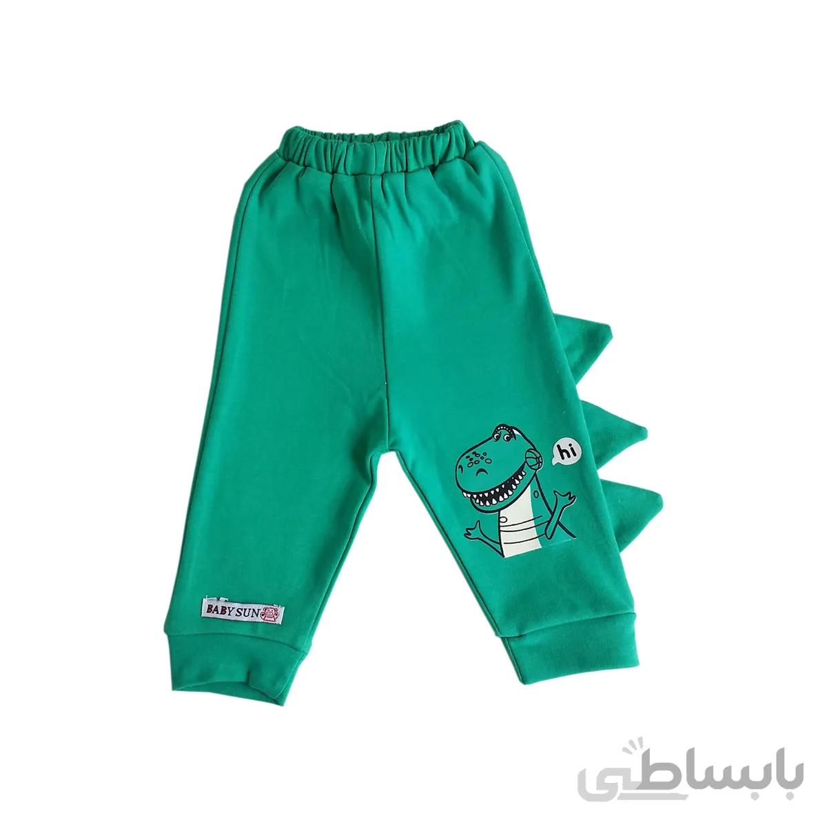شلوار نوزادی بی بی سان طرح دایناسور
