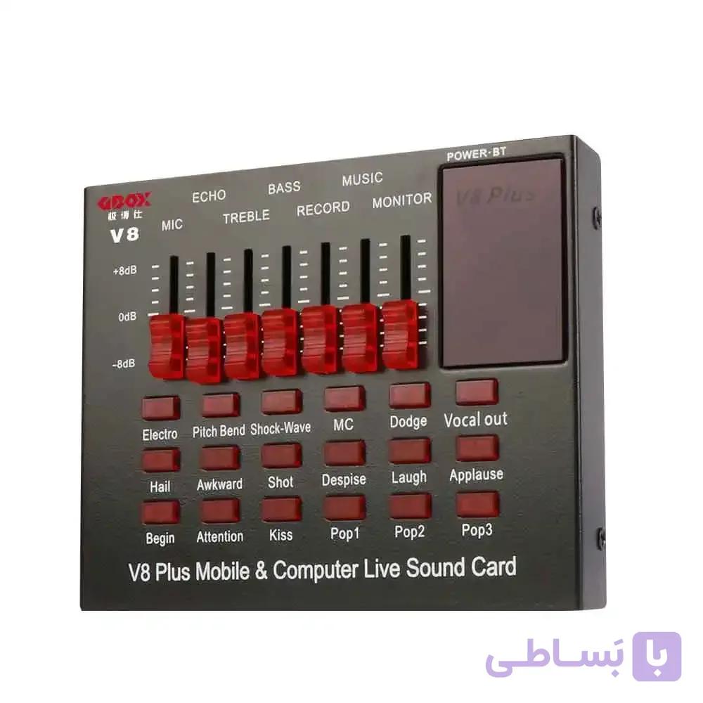 کارت صدا و میز میکس V8