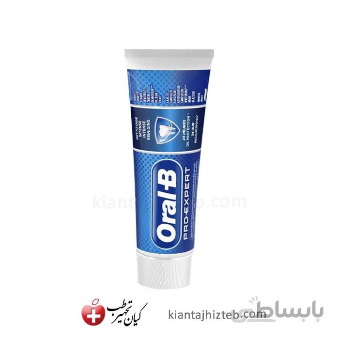 خمیر دندان اورال بی سری Pro-Expert مدل Nettoyage Intense حجم 75 میل