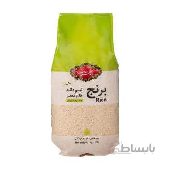 برنج نیم دانه طارم گلستان مقدار 1 کیلوگرم ا Golestan Tarom Half-Grain Rice 1Kg