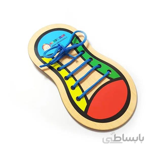 آموزش بستن بند کفش-بازی بند آموز