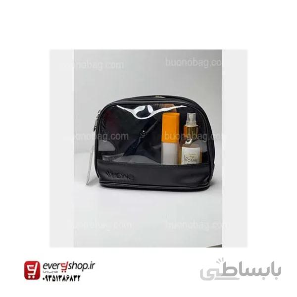کیف آرایشی بونو کد 9020 (شفاف چرمی)