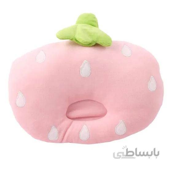 بالش شیردهی نوزاد طرح توت فرنگی صورتی