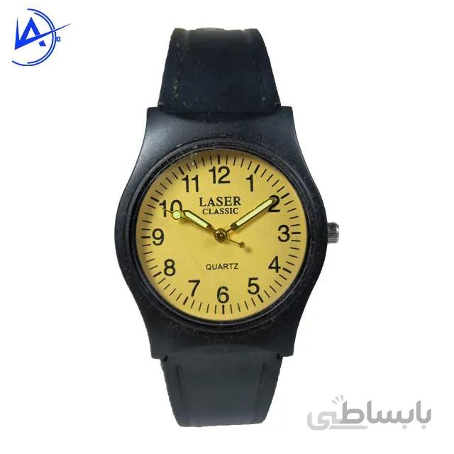 ساعت مچی مردانه LASER ضد آب مشکی کد 14089