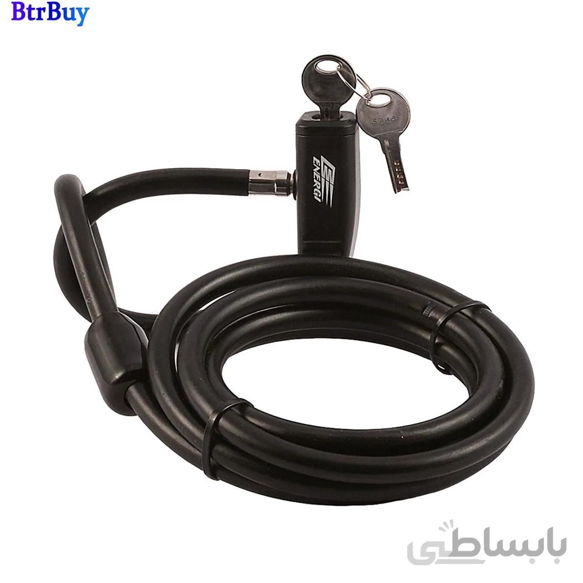 قفل دوچرخه انرژی مدل E09 طول ۲۰۰ سانتی متر