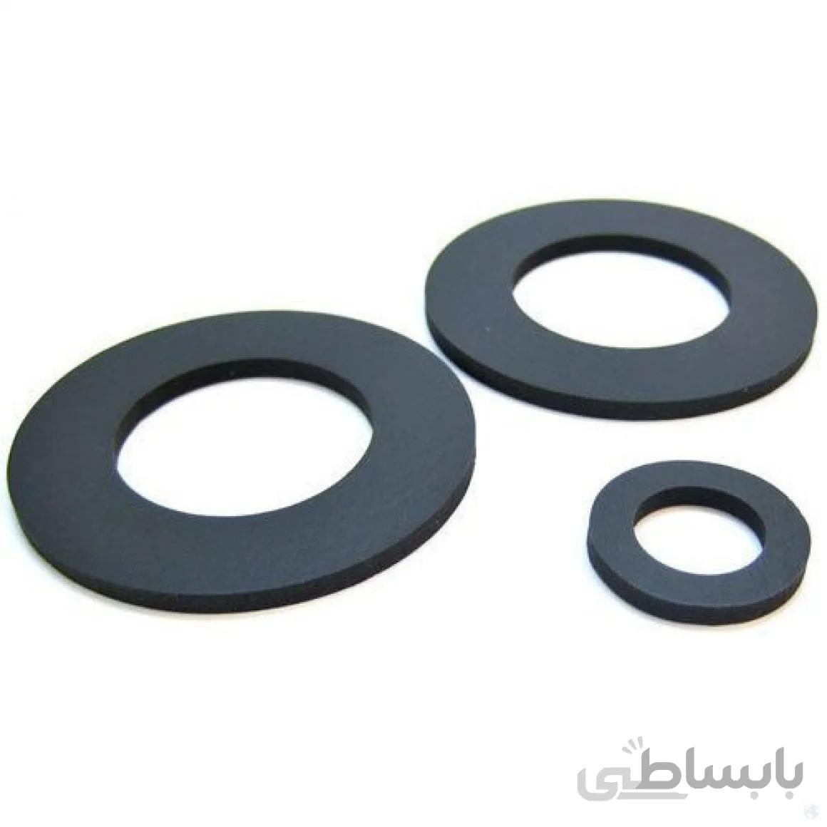 واشر لاستیکی تخت روی مقره فوقانی فشار ضعیف