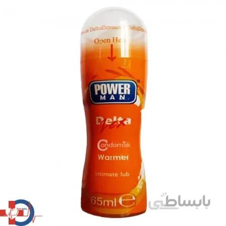 ژل گرم کننده پاورمن دلتا ا Delta Power Man Warmer 65ml