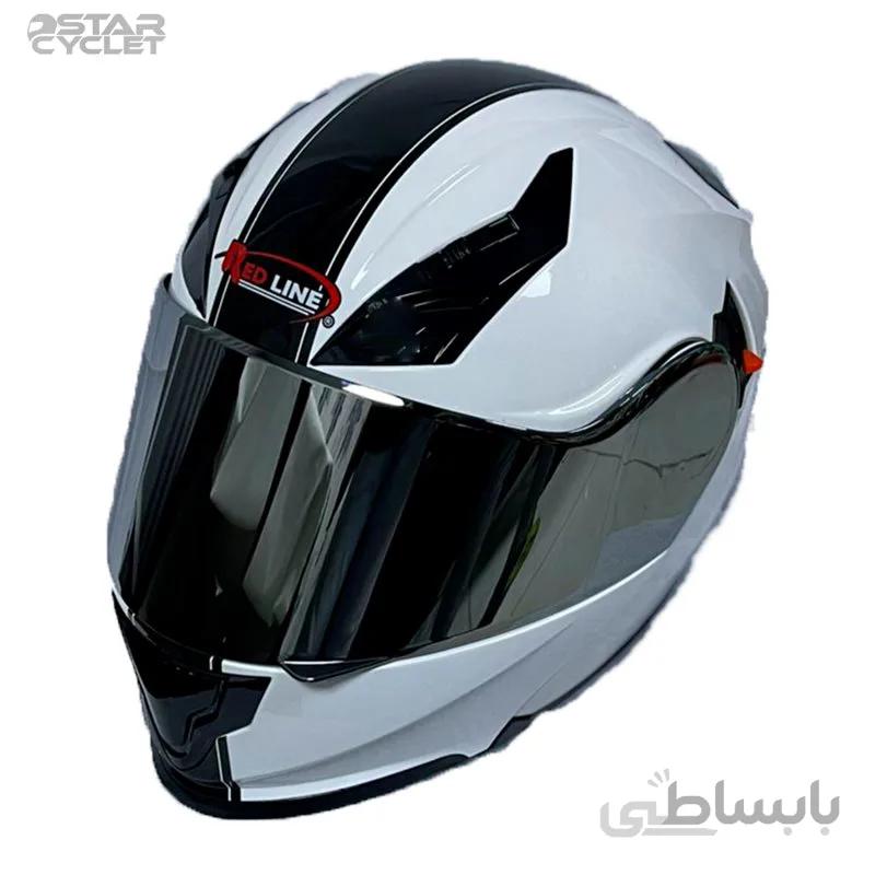 کلاه کاسکت ردلاین مدل NSN 21 طلق جیوه ای