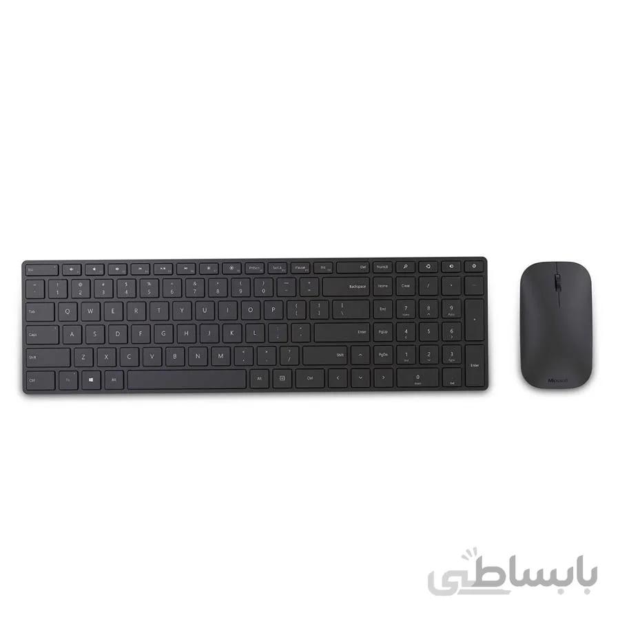 کیبورد و ماوس بی سیم مایکروسافت مدل Designer Bluetooth Desktop ا Microsoft Designer Bluetooth Wireless Desktop Keyboard and Mouse