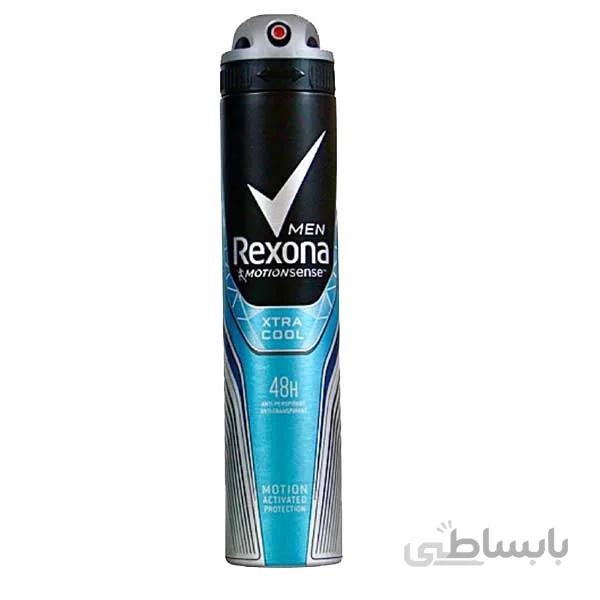 اسپری ضد تعریق مردانه رکسونا مدل اکسترا کول Xtra cool حجم 200 میل