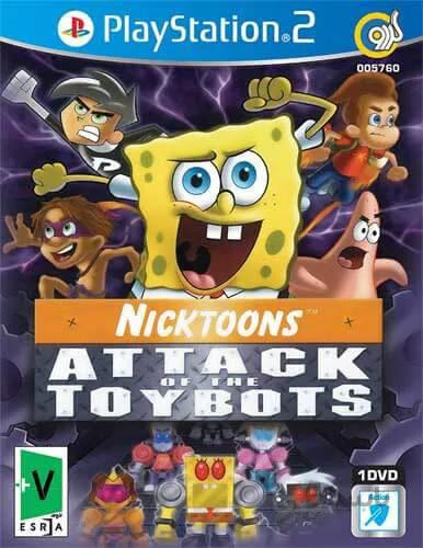 بازی Nicktoons Attack Of The Toybots کنسول PS2