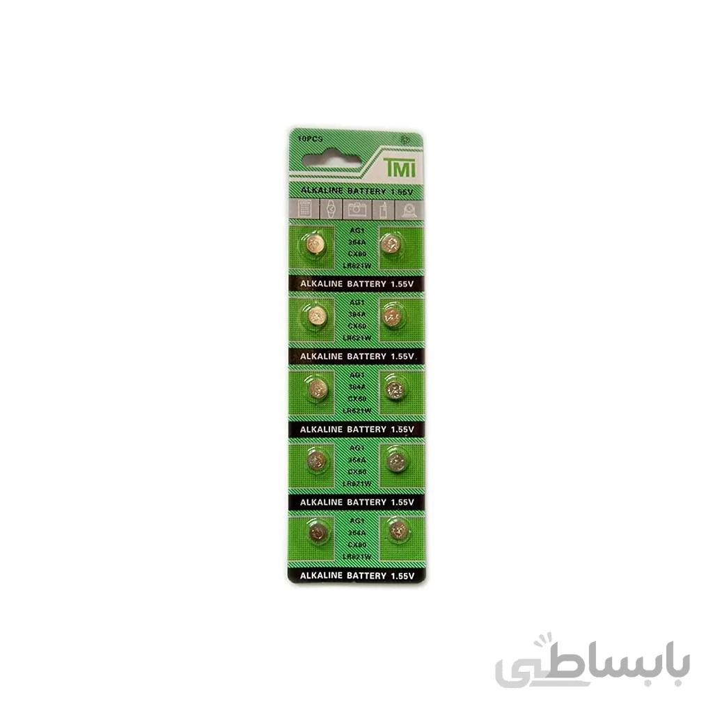 باطری سکه ای ag1 lr621 v364 tmi