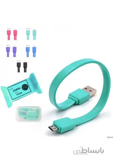 کابل بیست سانتی برای آیفون | Portable Mini Candy Phone Charging Cable 20CM For iPhone