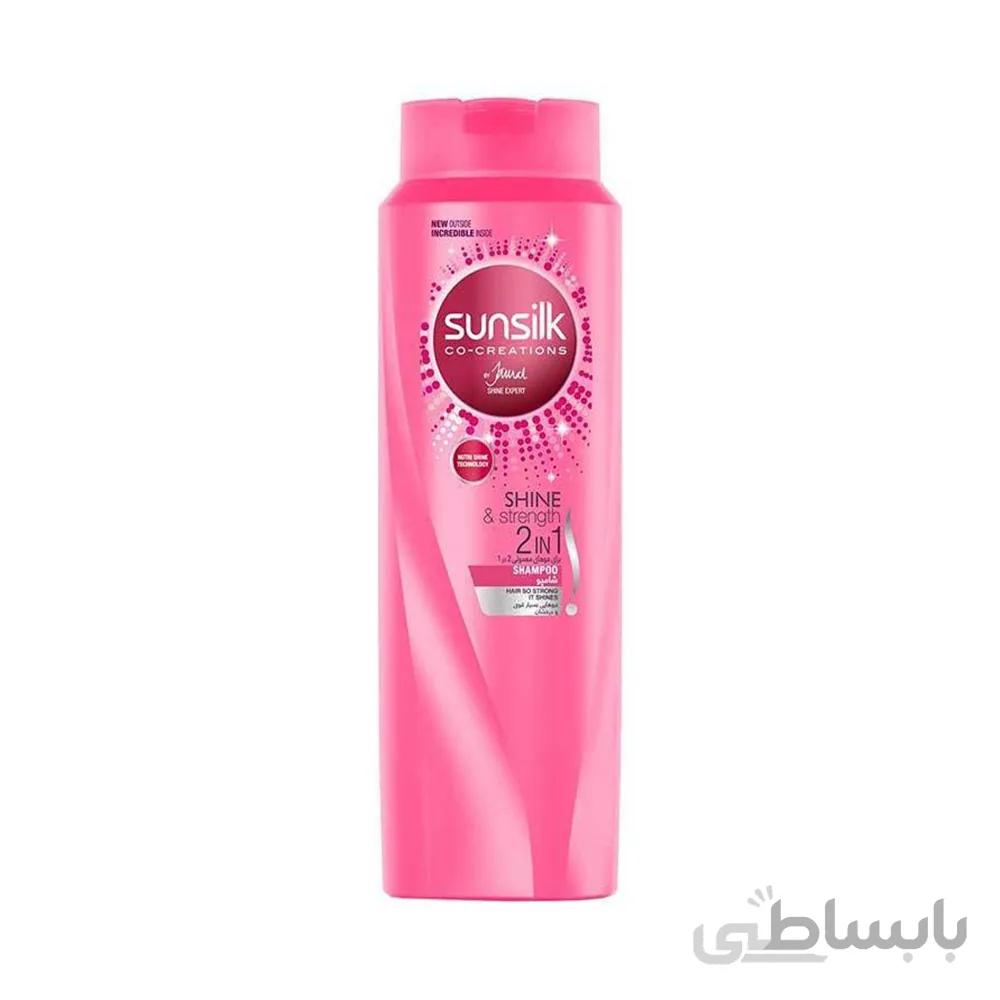 شامپو براق کننده سان سیلک مدل Nutri Shine مقدار 600 میلی لیتر