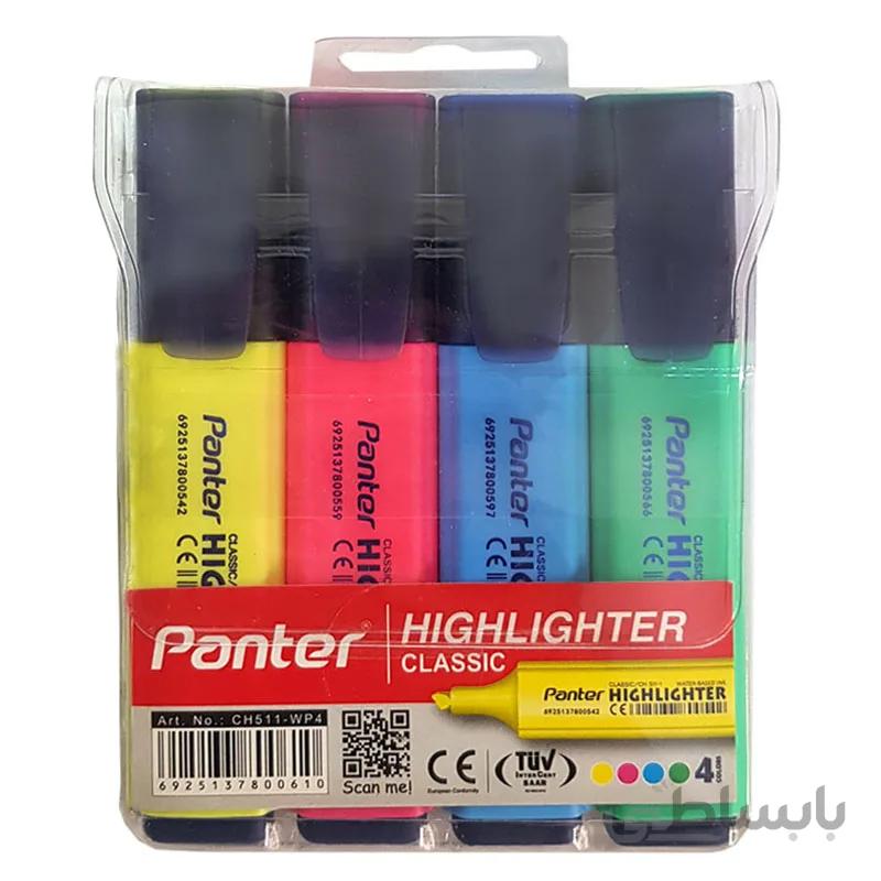 ماژیک علامت گذار پنتر مدل CH511-WP4 بسته 4 عددی