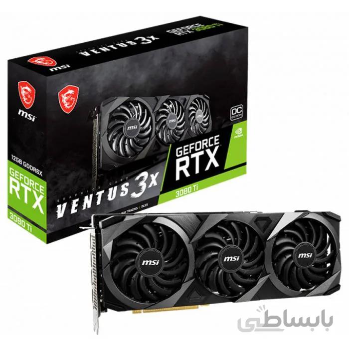 کارت گرافیک ام اس آی مدل GeForce RTX 3080 Ti VENTUS 3X 12G OC ا MSI GeForce RTX 3080 Ti Ventus 3X 12G OC Gaming Graphics Card