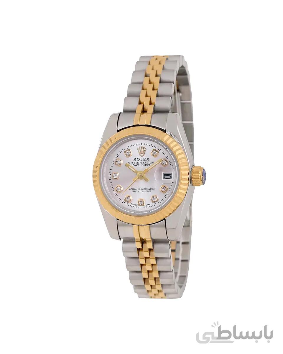 ساعت مچی زنانه رولکس ROLEX DATE JUST S/G