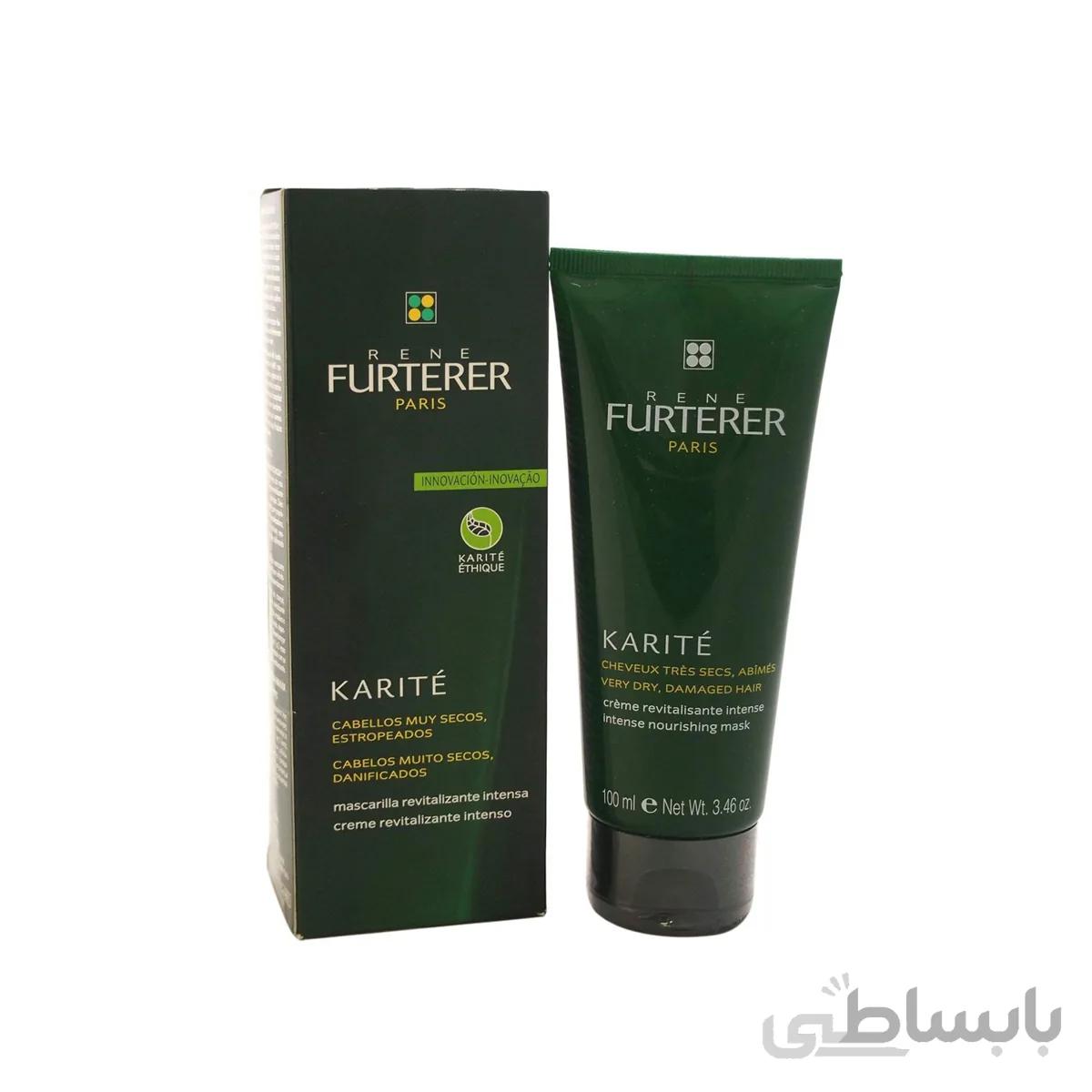ماسک مو تغذیه کننده رنه فورترر مدل Karite حجم 100 میل لیتر ا Karite