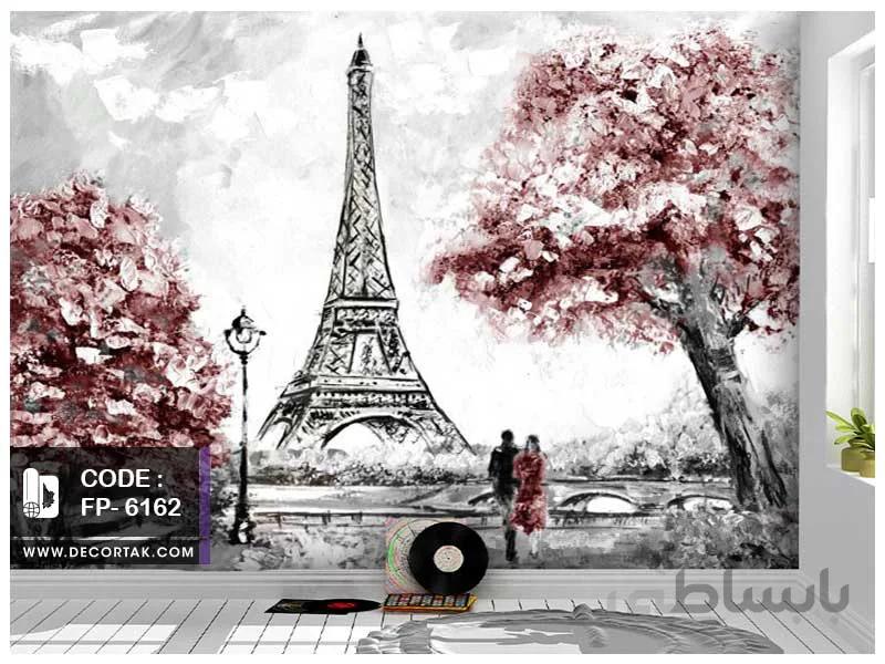 پوستر دیواری اماکن دیدنی و تاریخی با طرح ایفل