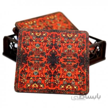 زیر لیوانی چوبی MDF گلیم