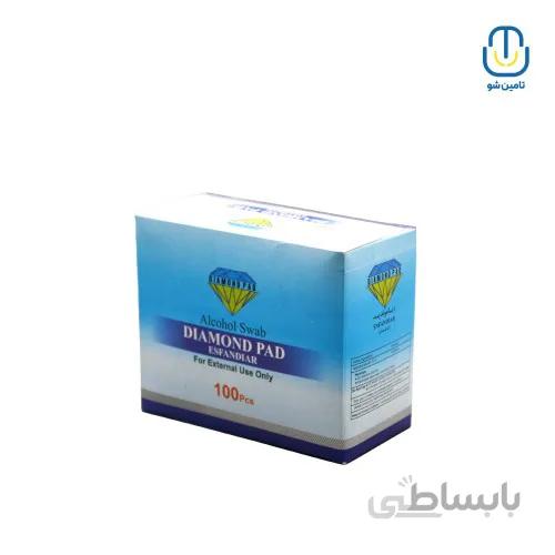 پد الکلی دیاموند بسته ۱۰۰ عددی ا Diamond alcohol pad 100 Piece