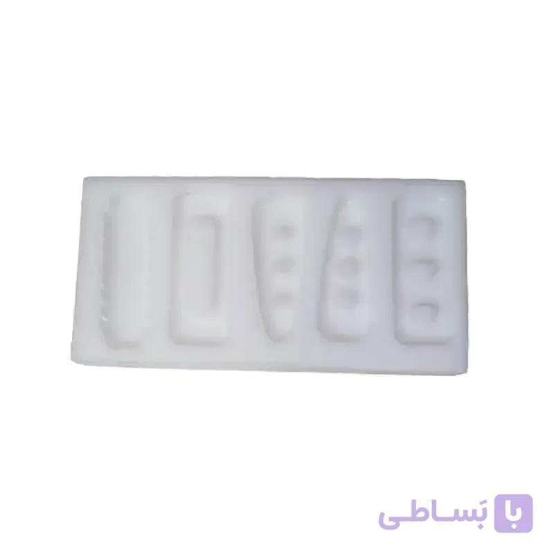 قالب سیلیکونی رزین رویه گل سر ۵ عددیَ