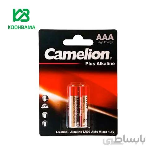 باتری نیم قلمی کملیون مدل Plus Alkaline بسته 2 عددی