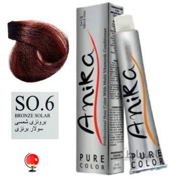 رنگ مو آنیکا (anika) شماره SO.6 سولار برنزی