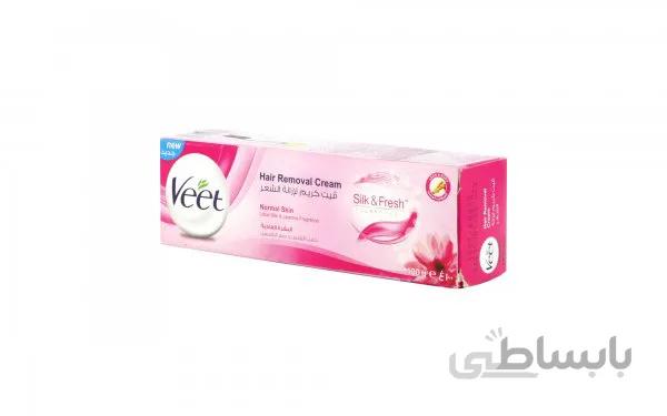 کرم موبر با رایحه نیلوفر آبی و یاس ویت (Veet) مناسب برای پوست نرمال مقدار 100 گرم