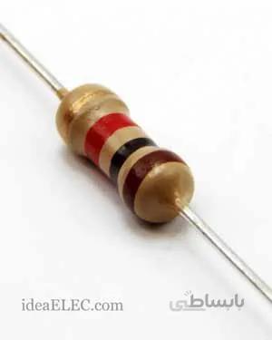 مقاومت 1K 1/4W بسته 50 عددی