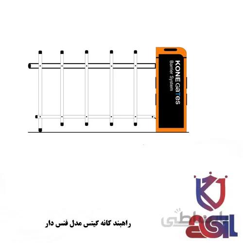 راهبند کانه گیتس مدل فنس دار