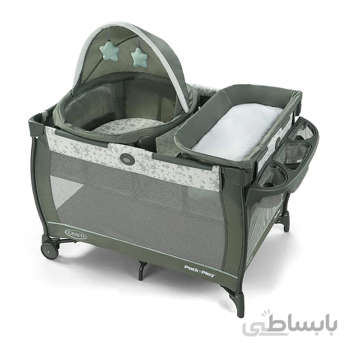 تخت و پارک گراکو مدل travel dome