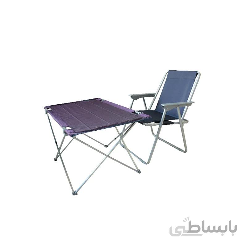 ست میز صندلی تاشو 5 فنره اتروپاد مدل AP 1