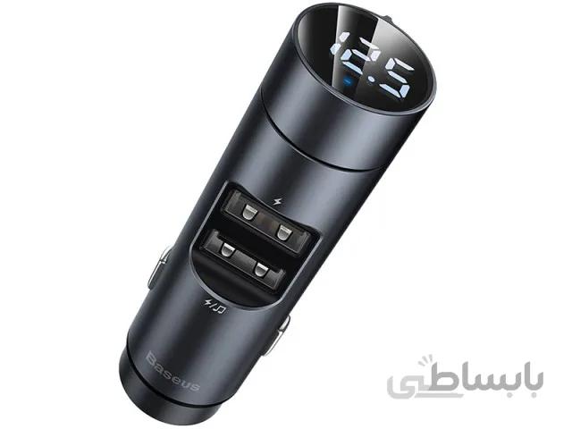 شارژر فندکی و پخش کننده بلوتوث بیسوس مدل Energy Column Car Wireless MP3 Charger
