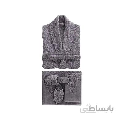 سرویس حوله نیم ست پنبه طرح دانتلا توسی بنفش