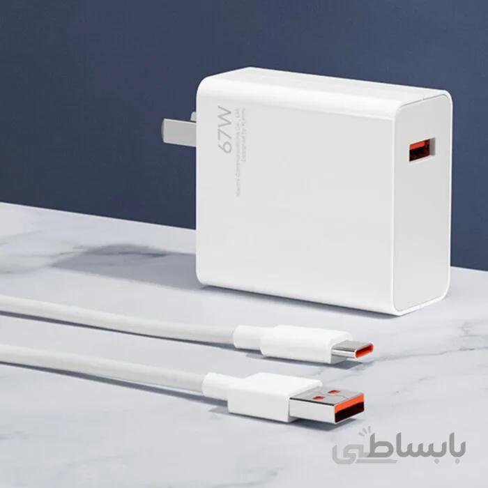 شارژر اصلی 67 واتی شیائومی _ مناسب Mi 11 Ultra و Mi 11 Pro