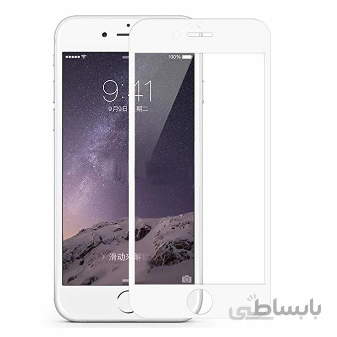 گلس ایفون 6 پلاس محافظ صفحه نمایش شیشه ای Iphone 6S Plus ا Full Cover glass Apple iPhone 6 plus/6s plus