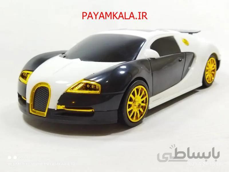 ماشین اسباب بازی بوگاتی پلاستیکی (DORJ TOY) سفید