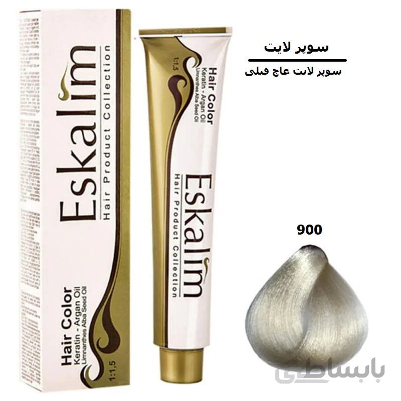 رنگ مو اسکالیم 900 سوپر لایت عاج فیلی