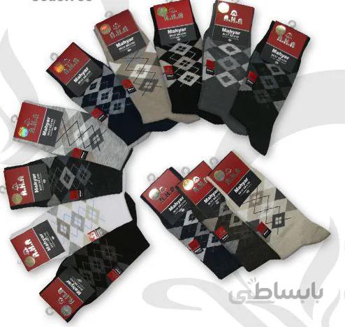 جوراب کامپیوتری طرح 2 کد 10 مهیار