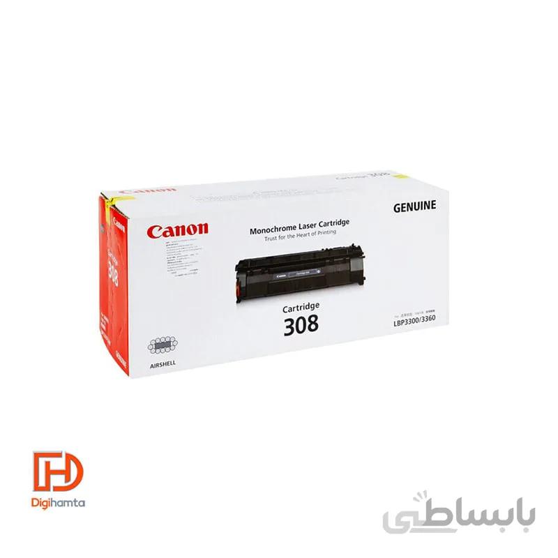کارتریج تونر لیزری مشکی کانن مدل 308
