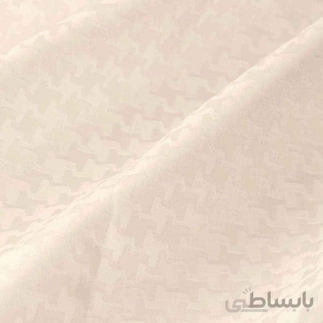 رومیزی ژاگارد 12 نفره مستطیل طرح کنزو کرم