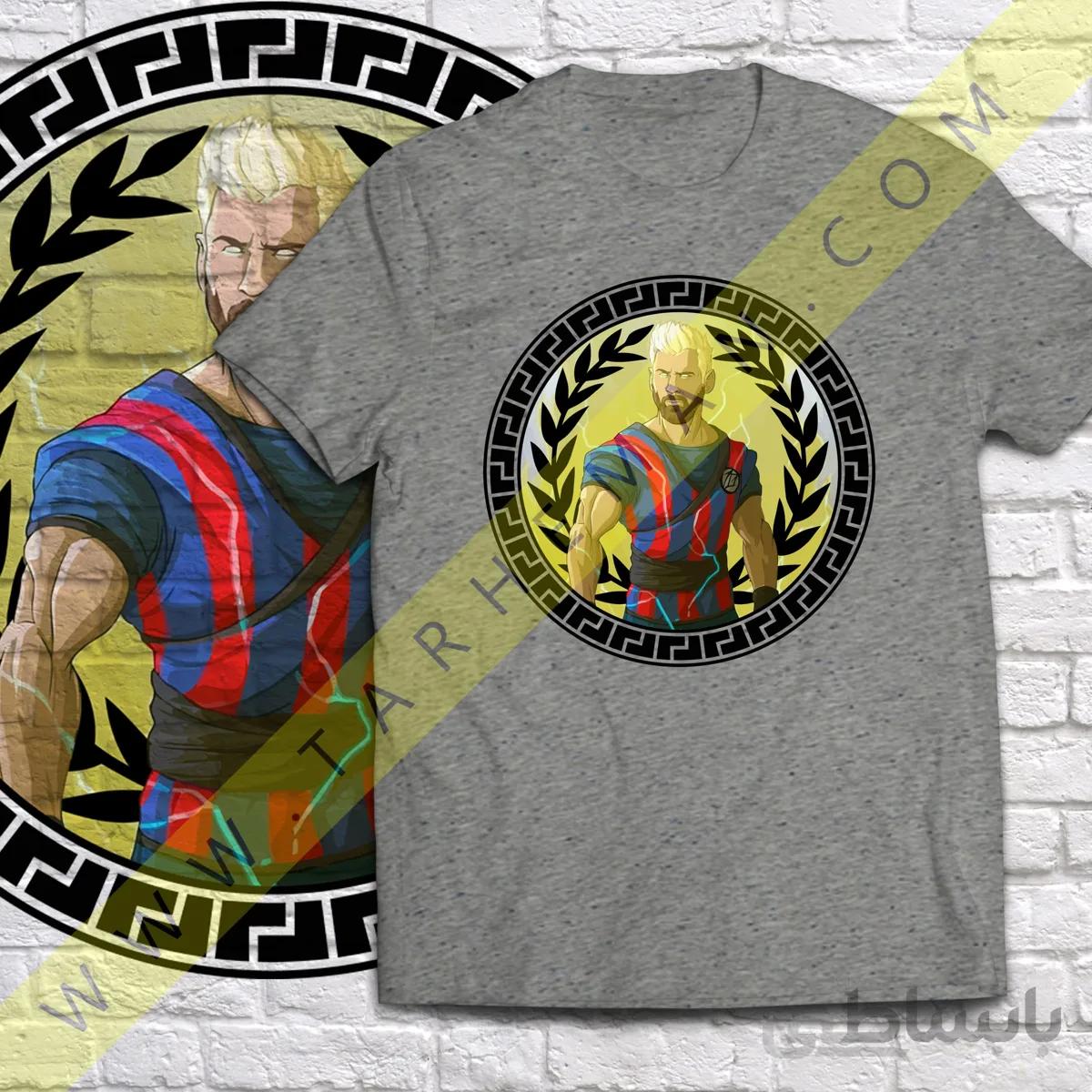 تیشرت با طرح خدای فوتبال جهان مسی Lionel Messi Leo God Of Football