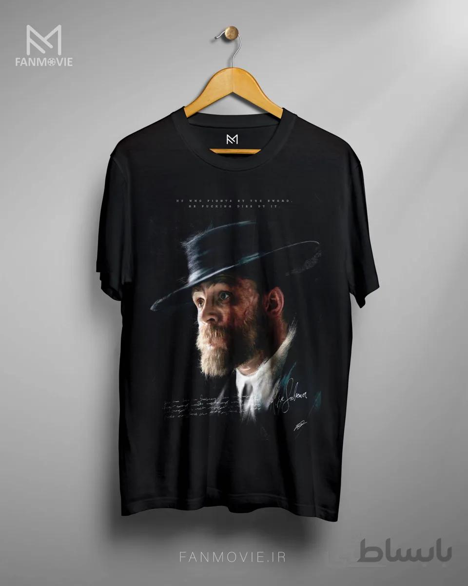 تیشرت پیکی بلایندرز طرح Mr Alfi Salamonz