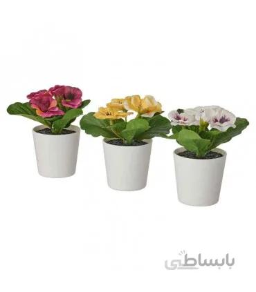 گل بنفشه سه رنگ ایکیا مدل FEJKA ست 3 تایی